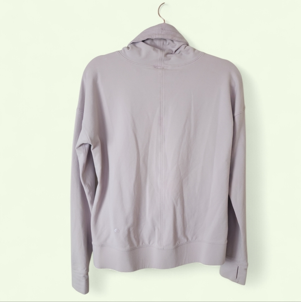 Lululemon Go Forward Cowl Neck Pullover Sweater Kangaroo Pocket Size 6 - Picture 3 of 9